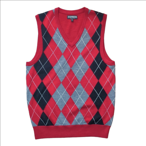 Express Mens Cashmere Vest Small - Picture 1 of 3